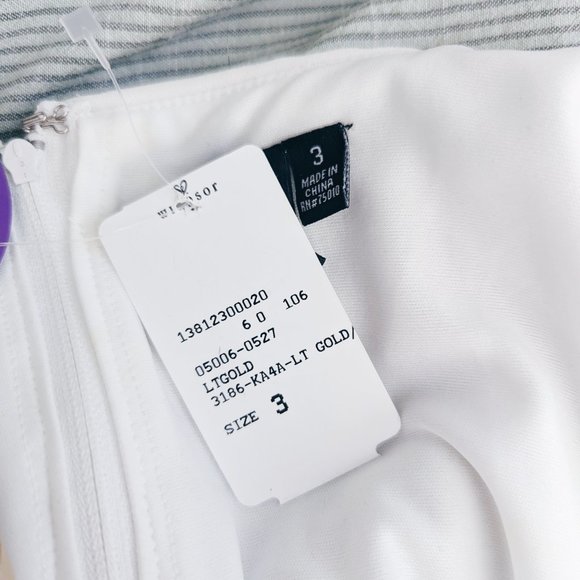 Long Elegant Maxi Skirt - White with sheer and solid layers - Never Worn - Picture 4 of 7